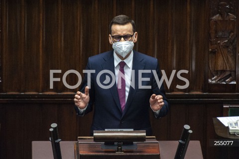  04.05.2021 WARSZAWA SEJM<br />
POSIEDZENIE SEJMU<br />
N/Z PREMIER MATEUSZ MORAWIECKI<br />
 