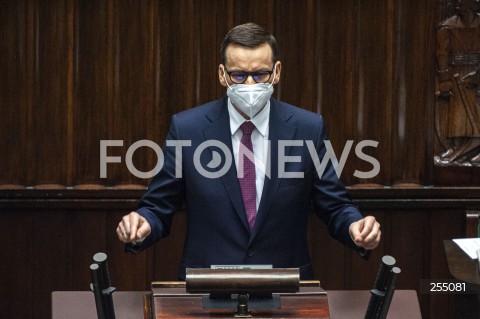  04.05.2021 WARSZAWA SEJM<br />
POSIEDZENIE SEJMU<br />
N/Z PREMIER MATEUSZ MORAWIECKI<br />
 