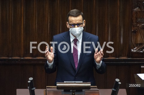  04.05.2021 WARSZAWA SEJM<br />
POSIEDZENIE SEJMU<br />
N/Z PREMIER MATEUSZ MORAWIECKI<br />
 