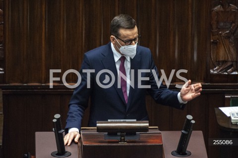  04.05.2021 WARSZAWA SEJM<br />
POSIEDZENIE SEJMU<br />
N/Z PREMIER MATEUSZ MORAWIECKI<br />
 