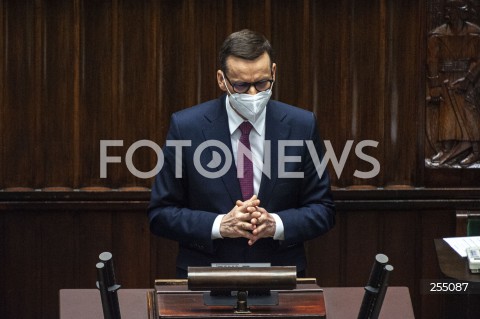  04.05.2021 WARSZAWA SEJM<br />
POSIEDZENIE SEJMU<br />
N/Z PREMIER MATEUSZ MORAWIECKI<br />
 