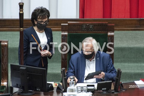  04.05.2021 WARSZAWA SEJM<br />
POSIEDZENIE SEJMU<br />
N/Z ELZBIETA WITEK RYSZARD TERLECKI<br />
 