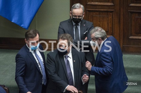  04.05.2021 WARSZAWA SEJM<br />
POSIEDZENIE SEJMU<br />
N/Z ADAM NIEDZIELSKI JAROSLAW ZIELINSKI ZBIGNIEW ZIOBRO PIOTR GLINSKI<br />
 