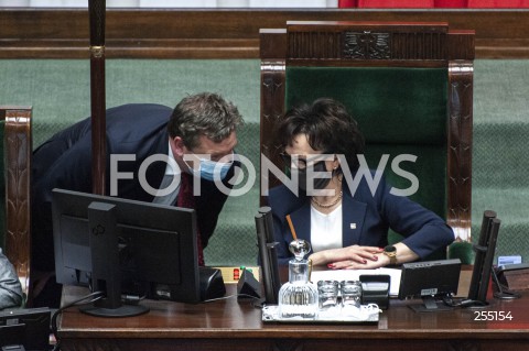  04.05.2021 WARSZAWA SEJM<br />
POSIEDZENIE SEJMU<br />
N/Z ELZBIETA WITEK MICHAL WOJCIK<br />
 