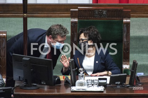  04.05.2021 WARSZAWA SEJM<br />
POSIEDZENIE SEJMU<br />
N/Z ELZBIETA WITEK MICHAL WOJCIK<br />
 