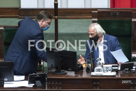  04.05.2021 WARSZAWA SEJM<br />
POSIEDZENIE SEJMU<br />
N/Z ZBIGNIEW ZIOBRO RYSZARD TERLECKI<br />
 