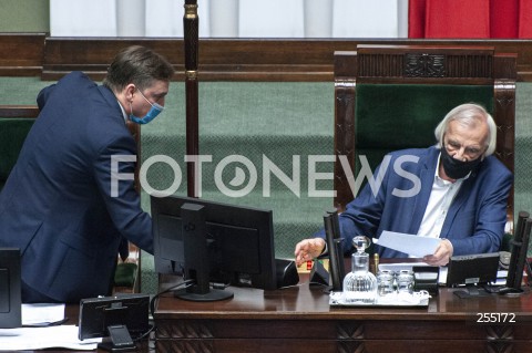  04.05.2021 WARSZAWA SEJM<br />
POSIEDZENIE SEJMU<br />
N/Z ZBIGNIEW ZIOBRO RYSZARD TERLECKI<br />
 