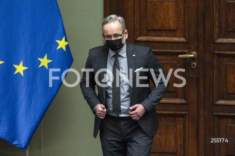  04.05.2021 WARSZAWA SEJM<br />
POSIEDZENIE SEJMU<br />
N/Z ADAM NIEDZIELSKI<br />
 