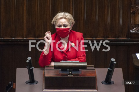  04.05.2021 WARSZAWA SEJM<br />
POSIEDZENIE SEJMU<br />
N/Z KRYSTYNA SKOWRONSKA<br />
 