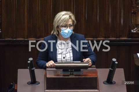  04.05.2021 WARSZAWA SEJM<br />
POSIEDZENIE SEJMU<br />
N/Z MARIA MALGORZATA JANYSKA<br />
 