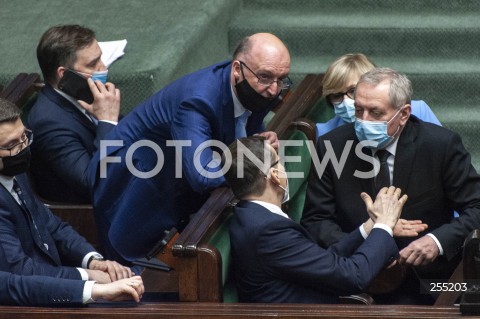  04.05.2021 WARSZAWA SEJM<br />
POSIEDZENIE SEJMU<br />
N/Z ZBIGNIEW ZIOBRO PIOTR WAWRZYK HENRYK KOWALCZYK PREMIER MATEUSZ MORAWIECKI<br />
 