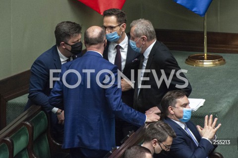  04.05.2021 WARSZAWA SEJM<br />
POSIEDZENIE SEJMU<br />
N/Z MICHAL DWORCZYK WALDEMAR BUDA HENRYK KOWALCZYK ZBIGNIEW ZIOBRO<br />
 