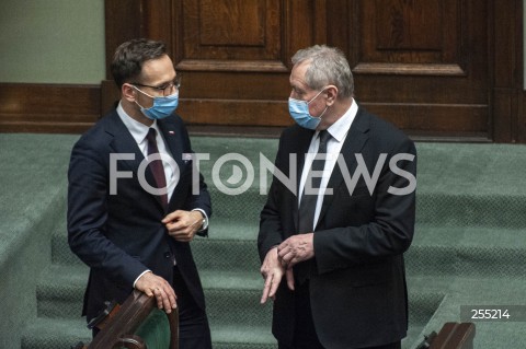  04.05.2021 WARSZAWA SEJM<br />
POSIEDZENIE SEJMU<br />
N/Z WALDEMAR BUDA HENRYK KOWALCZYK<br />
 