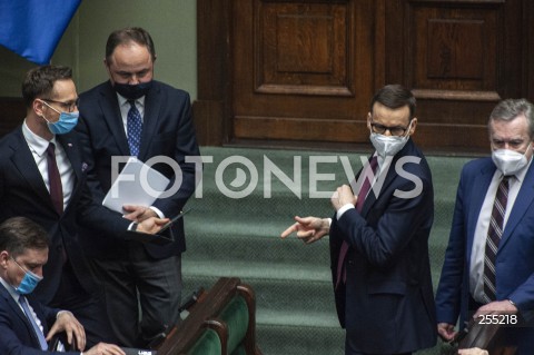  04.05.2021 WARSZAWA SEJM<br />
POSIEDZENIE SEJMU<br />
N/Z PREMIER MATEUSZ MORAWIECKI ZBIGNIEW ZIOBRO PIOTR GLINSKI WALDEMAR BUDA KONRAD SZYMANSKI<br />
 