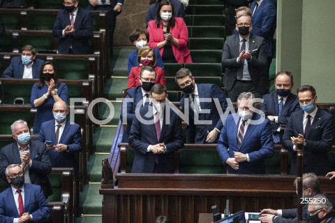  04.05.2021 WARSZAWA SEJM<br />
POSIEDZENIE SEJMU<br />
N/Z PREMIER MATEUSZ MORAWIECKI PIOTR GLINSKI KONRAD SZYMANSKI PIOTR MULLER WALDEMAR BUDA ALEKSANDER MROWCZYNSKI LEONARD KRASULSKI KRZYSZTOF KUBOW ADAM NIEDZIELSKI PRAWO I SPRAWIEDLIWOSC PIS<br />
 