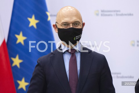  13.05.2021 WARSZAWA<br />
KONFERENCJA W MINISTERSTWIE KLIMATU<br />
N/Z MICHAL KURTYKA<br />
 