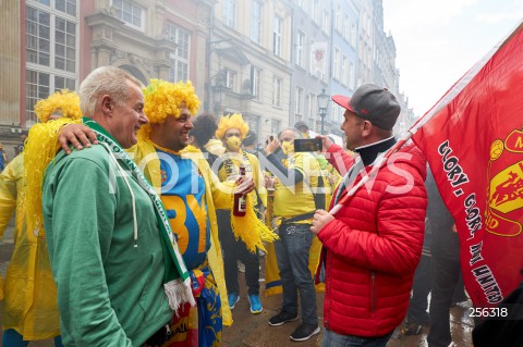  26.05.2021 GDANSK<br />
FINAL LIGI EUROPY W GDANSKU - KIBICE W STARYM MIESCIE<br />
N/Z KIBICE MANCHESTERU UNTED I VILLARREAL<br />
 