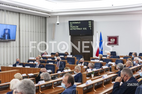  27.05.2021 WARSZAWA SENAT<br />
POSIEDZENIE SENATU<br />
N/Z SALA POSIEDZEN SENATOROWIE GLOSOWANIE RATYFIKACJA BUDZETU ODBUDOWY Z PREAMBULA<br />
 