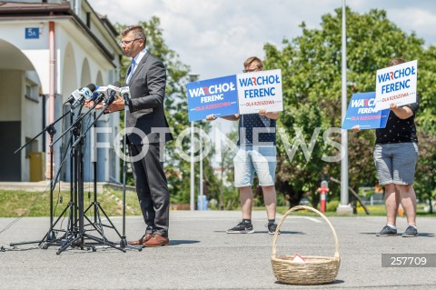  11.06.2021 RZESZOW <br />
KONFERENCJA KANDYDATA NA URZAD PREZYDENTA RZESZOWA MARCINA WARCHOLA PODSUMOWUJACA KAMPANIE WYBORCZA <br />
N/Z MARCIN WARCHOL <br />
 