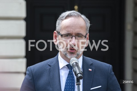  28.06.2021 WARSZAWA<br />
KONFERENCJA W MINISTERSTWIE ZDROWIA<br />
N/Z ADAM NIEDZIELSKI<br />
 