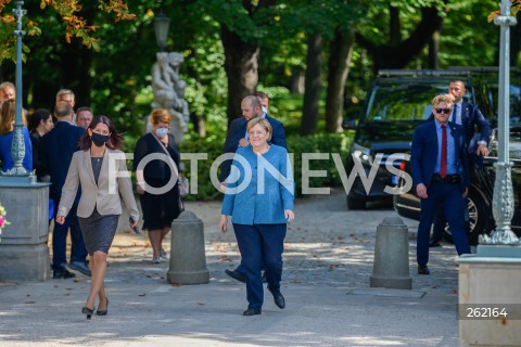  11.09.2021 WARSZAWA<br />
WIZYTA KANCLERZ NIEMIEC ANGELI MERKEL W WARSZAWIE<br />
GERMAN CHANCELLOR ANGELA MERKEL IS VISITING THE POLISH CAPITAL<br />
N/Z ANGELA MERKEL<br />
 