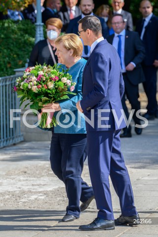  11.09.2021 WARSZAWA<br />
WIZYTA KANCLERZ NIEMIEC ANGELI MERKEL W WARSZAWIE<br />
GERMAN CHANCELLOR ANGELA MERKEL IS VISITING THE POLISH CAPITAL<br />
N/Z PREMIER MATEUSZ MORAWIECKI ANGELA MERKEL<br />
 