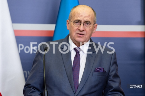  09.03.2022 WARSZAWA<br />
KONFERENCJA PRASOWA MINISTRA SPRAW ZAGRANICZNYCH I DYREKTORA WYKONAWCZEGO SWIATOWEGO PROGRAMU ZYWNOSCIOWEGO <br />
<br />
PRESS CONFERENCE OF THE MINISTER OF FOREIGN AFFAIRS AND THE EXECUTIVE DIRECTOR OF THE WFP<br />
<br />
N/Z ZBIGNIEW RAU<br />
 