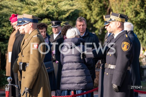  10.04.2022 WARSZAWA<br />
OBCHODY XII ROCZNICY KATASTROFY SMOLENSKIEJ W WARSZAWIE<br />
CMENTARZ WOJSKOWY POWAZKI <br />
N/Z ANDRZEJ HALICKI<br />
 