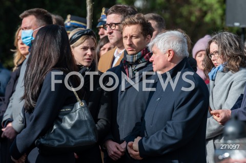  10.04.2022 WARSZAWA<br />
OBCHODY XII ROCZNICY KATASTROFY SMOLENSKIEJ W WARSZAWIE<br />
CMENTARZ WOJSKOWY POWAZKI <br />
N/Z FRANCISZEK STERCZEWSKI MACIEJ LASEK<br />
 