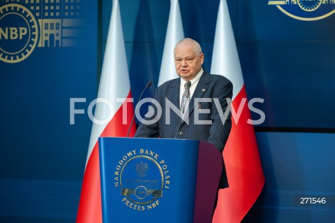  06.05.2022 WARSZAWA<br />
KONFERENCJA PRASOWA PREZESA NBP W WARSZAWIE<br />
N/Z ADAM GLAPINSKI<br />
 