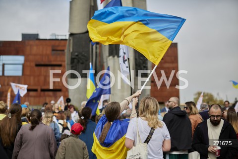 Marsz pokoju dla Ukrainy w Gdańsku