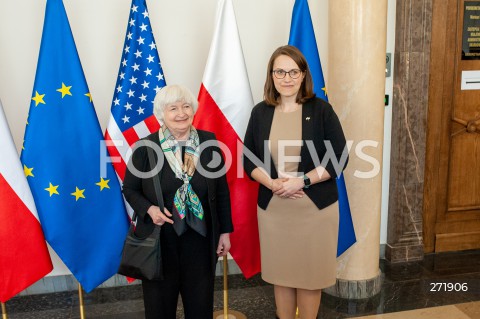 Spotkanie minister finansów z sekretarz skarbu USA w Warszawie