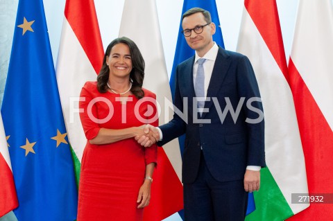 Wizyta prezydent Republiki Węgier Katalin Novak w Warszawie