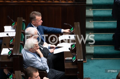  22.07.2022 WARSZAWA<br />
59 POSIEDZENIE SEJMU<br />
N/Z JAROSLAW KACZYNSKI RYSZARD TERLECKI MARIUSZ BLASZCZAK<br />
FOT. MARCIN BANASZKIEWICZ/FOTONEWS  