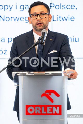  01.08.2022 GDANSK<br />
KONFERENCJA PKN ORLEN W GDANSKU<br />
POLACZENIE LOTOSU I ORLENU<br />
N/Z DANIEL OBAJTEK<br />
 