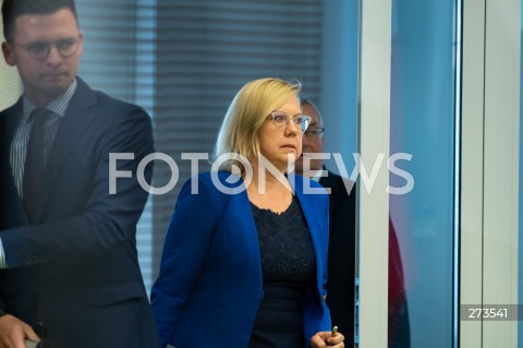  16.08.2022 WARSZAWA<br />
KONFERENCJA PRASOWA MINISTER KLIMATU ANNY MOSKWY W WARSZAWIE<br />
N/Z ANNA MOSKWA<br />
FOT. MARCIN BANASZKIEWICZ/FOTONEWS  