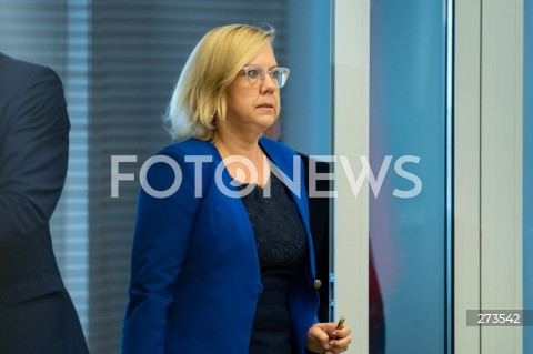  16.08.2022 WARSZAWA<br />
KONFERENCJA PRASOWA MINISTER KLIMATU ANNY MOSKWY W WARSZAWIE<br />
N/Z ANNA MOSKWA<br />
FOT. MARCIN BANASZKIEWICZ/FOTONEWS  