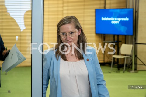  16.08.2022 WARSZAWA<br />
KONFERENCJA PRASOWA MINISTER KLIMATU ANNY MOSKWY W WARSZAWIE<br />
N/Z MAGDA GOSK<br />
FOT. MARCIN BANASZKIEWICZ/FOTONEWS  