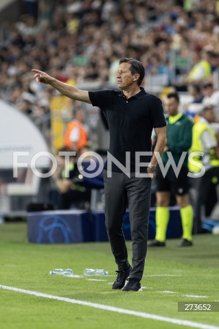  17.08.2022 LODZ <br />
UEFA CHAMPIONS LEAGUE<br />
DYNAMO KYIV - BENFICA <br />
N/Z ROGER SCHMIDT COACH<br />
 