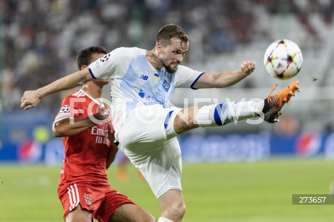  17.08.2022 LODZ <br />
UEFA CHAMPIONS LEAGUE<br />
DYNAMO KYIV - BENFICA <br />
N/Z TOMASZ KEDZIORA<br />
 