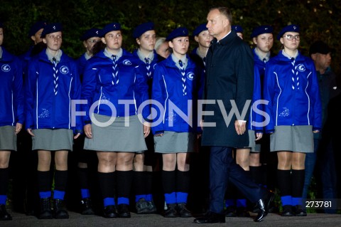  01.09.2022 GDANSK<br />
OBCHODY 83. ROCZNICY WYBUCHU II WOJNY SWIATOWEJ NA WESTERPLATTE<br />
N/Z PREZYDENT RP ANDRZEJ DUDA<br />
 