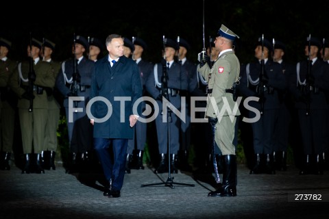  01.09.2022 GDANSK<br />
OBCHODY 83. ROCZNICY WYBUCHU II WOJNY SWIATOWEJ NA WESTERPLATTE<br />
N/Z PREZYDENT RP ANDRZEJ DUDA<br />
 