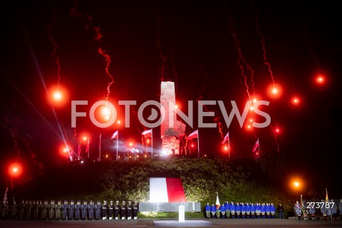  01.09.2022 GDANSK<br />
OBCHODY 83. ROCZNICY WYBUCHU II WOJNY SWIATOWEJ NA WESTERPLATTE<br />
N/Z FLARY POMNIK OBRONCOW WYBRZEZA<br />
 