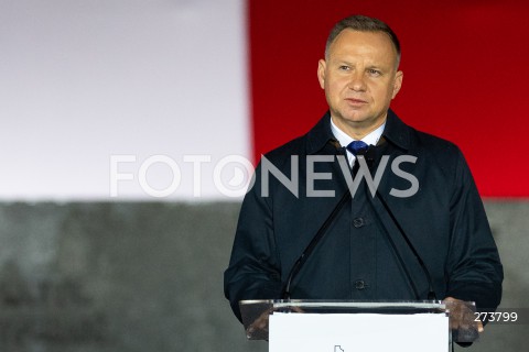  01.09.2022 GDANSK<br />
OBCHODY 83. ROCZNICY WYBUCHU II WOJNY SWIATOWEJ NA WESTERPLATTE<br />
N/Z PREZYDENT RP ANDRZEJ DUDA<br />
 