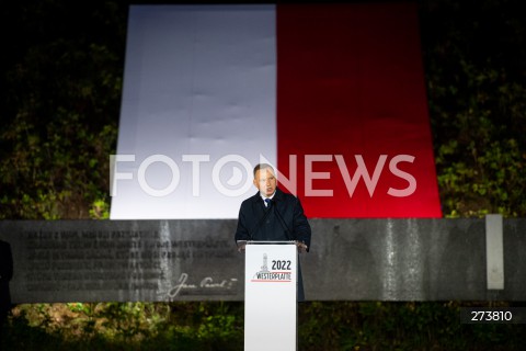  01.09.2022 GDANSK<br />
OBCHODY 83. ROCZNICY WYBUCHU II WOJNY SWIATOWEJ NA WESTERPLATTE<br />
N/Z PREZYDENT RP ANDRZEJ DUDA<br />
 