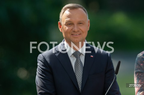  03.09.2022 WARSZAWA OGROD SASKI<br />
NARODOWE CZYTANIE BALLAD I ROMANSOW ADAMA MICKIEWICZA W WARSZAWIE Z UDZIALEM PARY PREZYDENCKIEJ<br />
N/Z PREZYDENT ANDRZEJ DUDA<br />
FOT. MARCIN BANASZKIEWICZ/FOTONEWS  