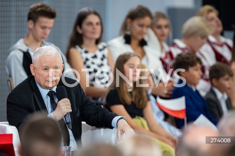  04.09.2022 STALOWA WOLA <br />
SPOTKANIE PREZESA PIS JAROSLAWA KACZYNSKIEGO Z MIESZKANCAMI W STALOWEJ WOLI <br />
N/Z JAROSLAW KACZYNSKI<br />
 