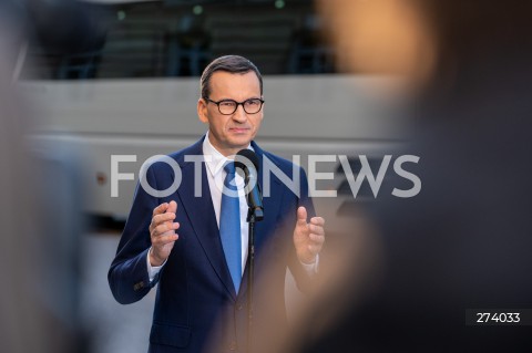  05.09.2022 WARSZAWA<br />
KONFERENCJA PRASOWA PREMIERA MATEUSZA MORAWIECKIEGO <br />
N/Z PREMIER MATEUSZ MORAWIECKI<br />
FOT. MARCIN BANASZKIEWICZ/FOTONEWS  