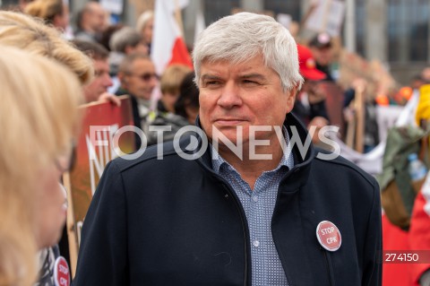  01.10.2022 WARSZAWA<br />
PROTEST PRZECIWKO BUDOWIE CENTRALNEGO PORTU KOMUNIKACYJNEGO<br />
N/Z MACIEJ LASEK<br />
FOT. MARCIN BANASZKIEWICZ/FOTONEWS  