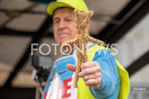  01.10.2022 WARSZAWA<br />
PROTEST PRZECIWKO BUDOWIE CENTRALNEGO PORTU KOMUNIKACYJNEGO<br />
N/Z TADEUSZ SZYMANCZAK<br />
FOT. MARCIN BANASZKIEWICZ/FOTONEWS  